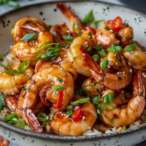 Stir-Fried Prawns