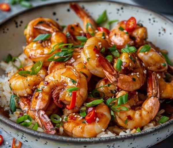 Stir-Fried Prawns